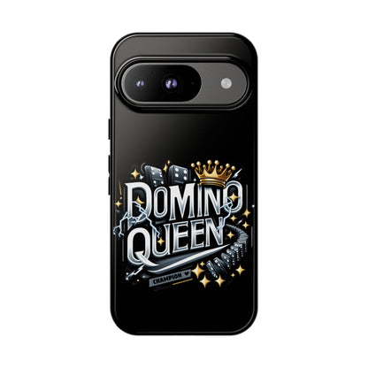 Domino Queen Tough Case For Google Pixel - Dominoes Vibes Phone Case- Women Domino Players