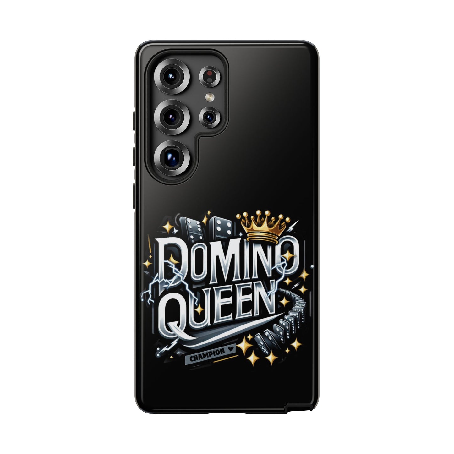 Domino Queen Tough Case For Samsung Galaxy - Dominoes Vibes Phone Case- Women Domino Players