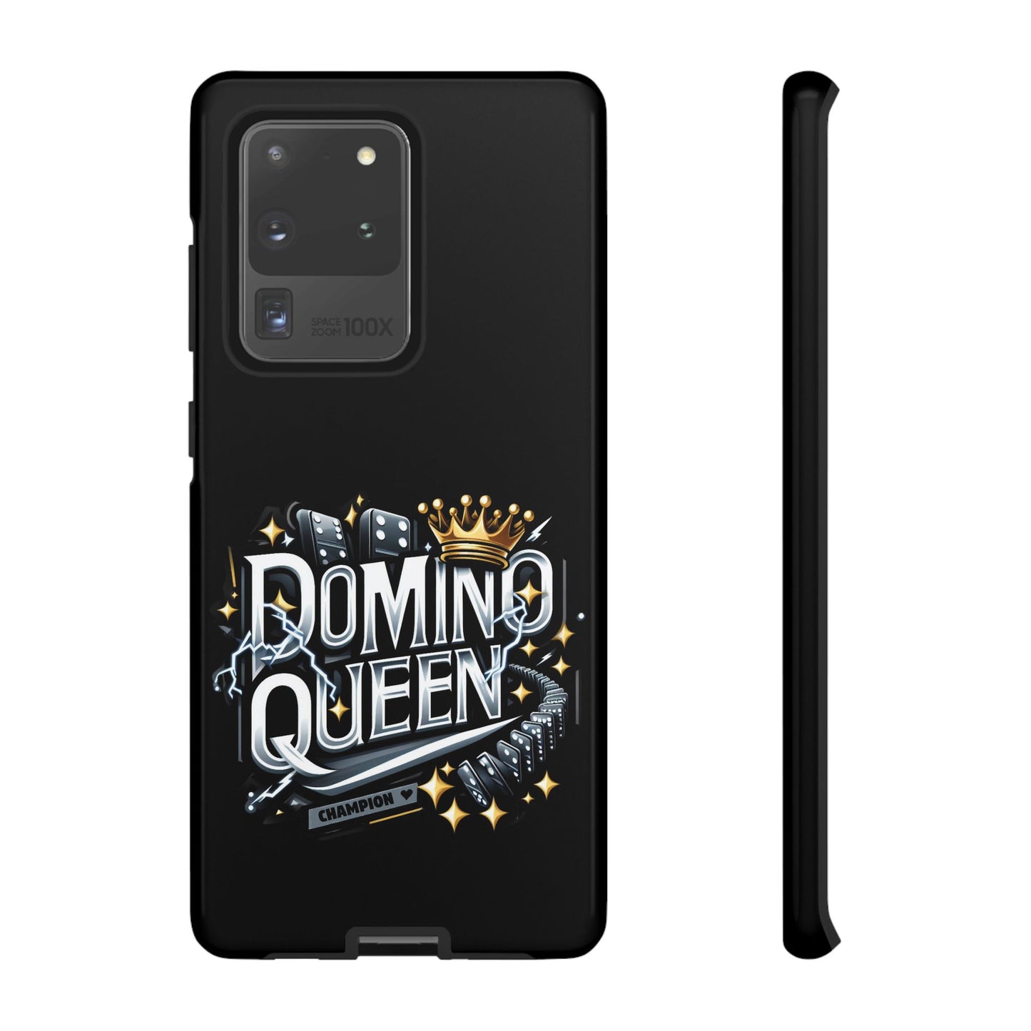 Domino Queen Tough Case For Samsung Galaxy - Dominoes Vibes Phone Case- Women Domino Players