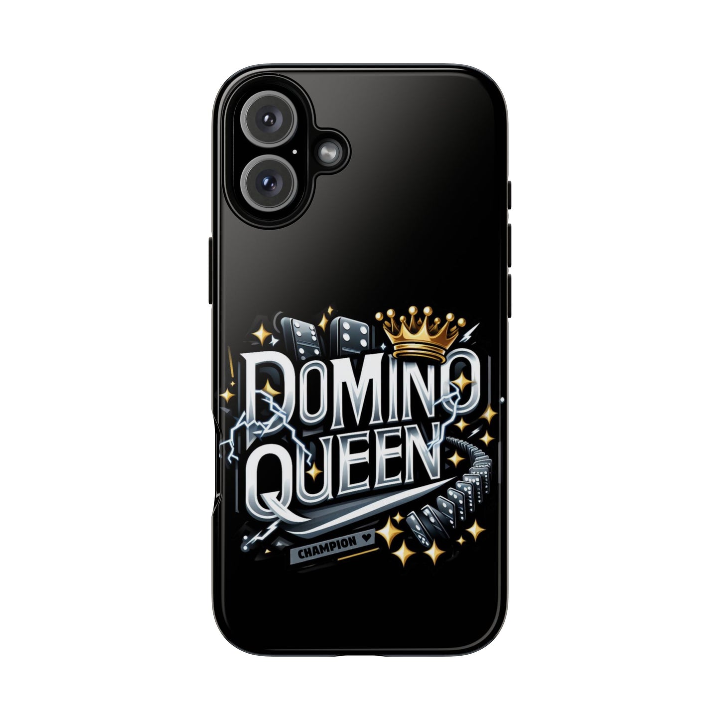 Domino Queen iPhone Tough Case - Dominoes Vibes Phone Case- Women Domino Players