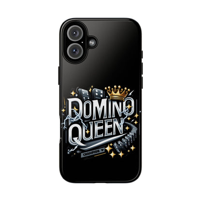 Domino Queen iPhone Tough Case - Dominoes Vibes Phone Case- Women Domino Players