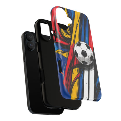 Tough Magnetic Case For iPhone Fun Soccer Ball Pattern Design for Soccer Lovers