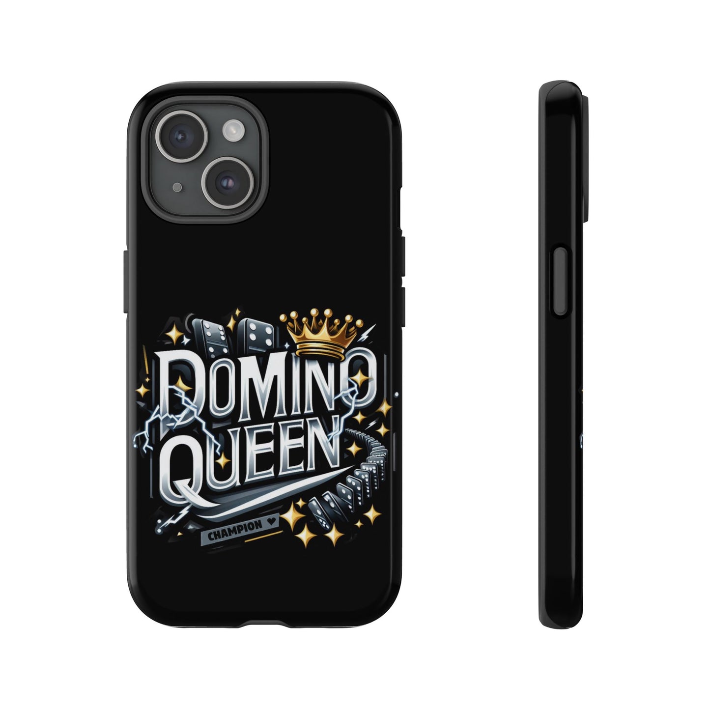 Domino Queen iPhone Tough Case - Dominoes Vibes Phone Case- Women Domino Players