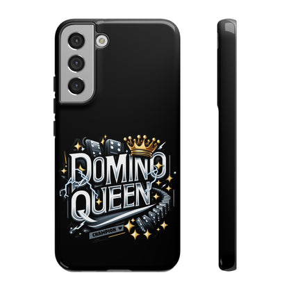 Domino Queen Tough Case For Samsung Galaxy - Dominoes Vibes Phone Case- Women Domino Players