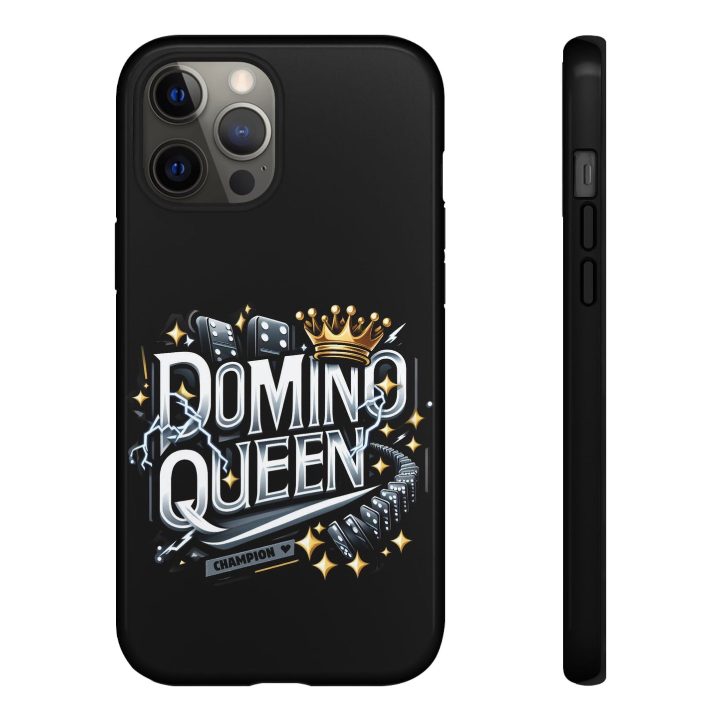 Domino Queen iPhone Tough Case - Dominoes Vibes Phone Case- Women Domino Players