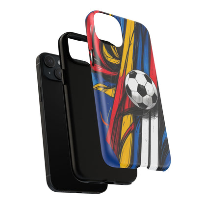 Tough Magnetic Case For iPhone Fun Soccer Ball Pattern Design for Soccer Lovers