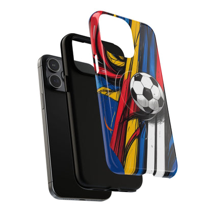 Tough Magnetic Case For iPhone Fun Soccer Ball Pattern Design for Soccer Lovers